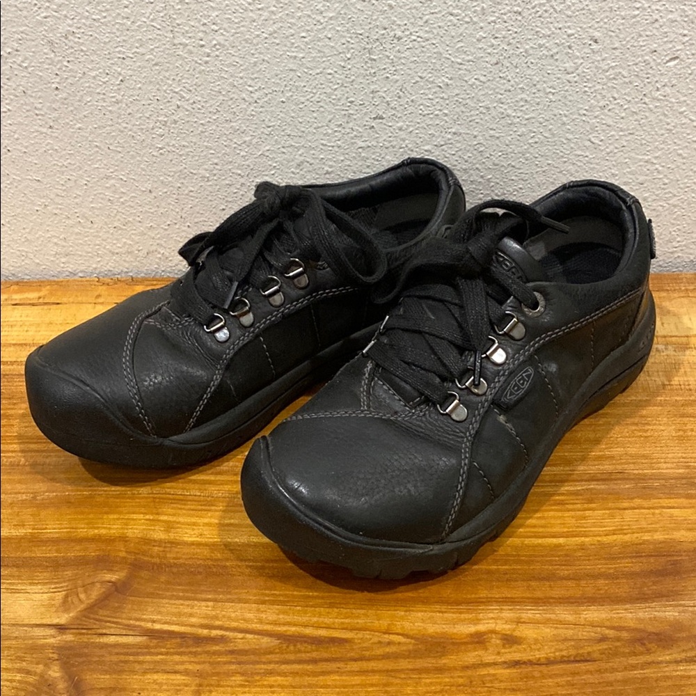Keen Presidio Black Leather Sneakers